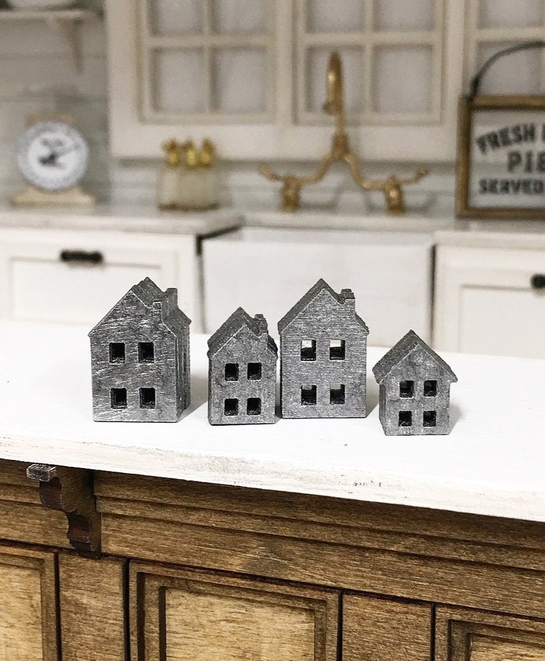 Escala 1//12th casa de muñecas en miniatura hechas a mano del lecho del conjunto para un Catres-Varios