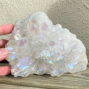 Exceptional Quality Angel Aura Quartz Crystal Geode