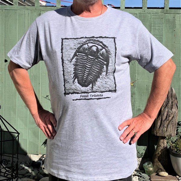 Fossil Trilobite Print 'T' Shirt by Fossilcraft