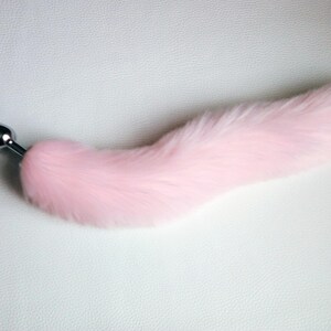 Pink Tail Butt Plug Fox Tail Butt Plug Bdsm Ddlg Cat Toy Mature Toys