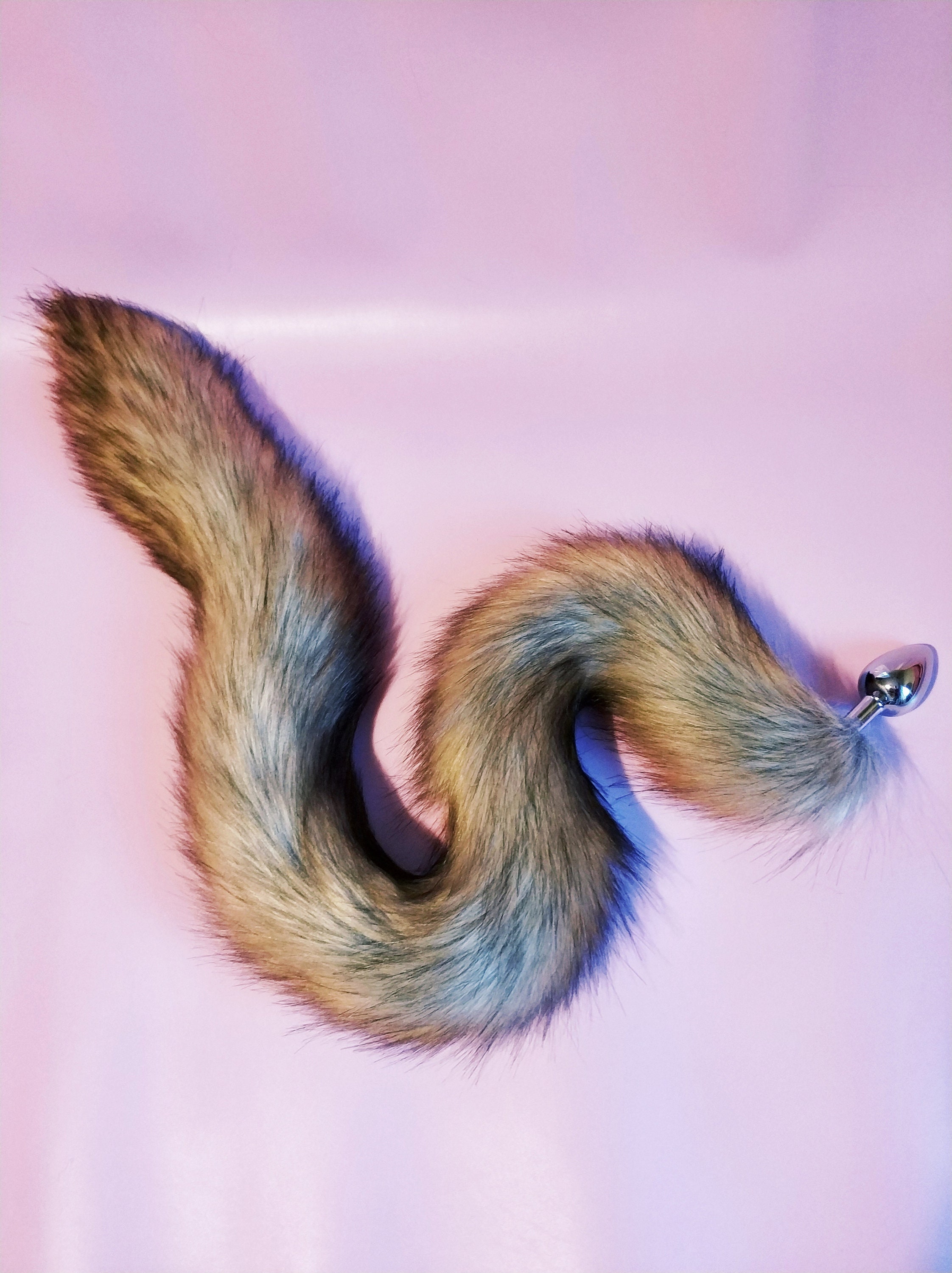 Luxury Realistic Fox Tail Plug Anal Butt Plug Petplay DDLG Playground