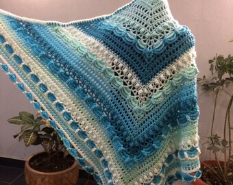 Lost In Time Shawl Etsy - Lost in time shawl diagram