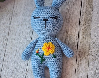 Easter Bunnies Dolls,Bunny Amigurumi Doll,Rabbit Doll,Stuffed Animal,Handmade Toy,Organic Toys,Hand Knit Doll,Baby shower gift