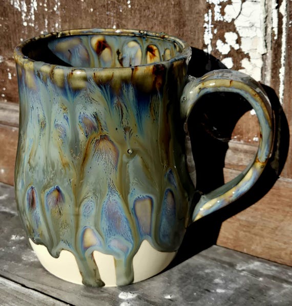 Rustic Handmade Ceramic Mug | Earthy Stoneware Coffee Cup | Artisan Pottery Mug