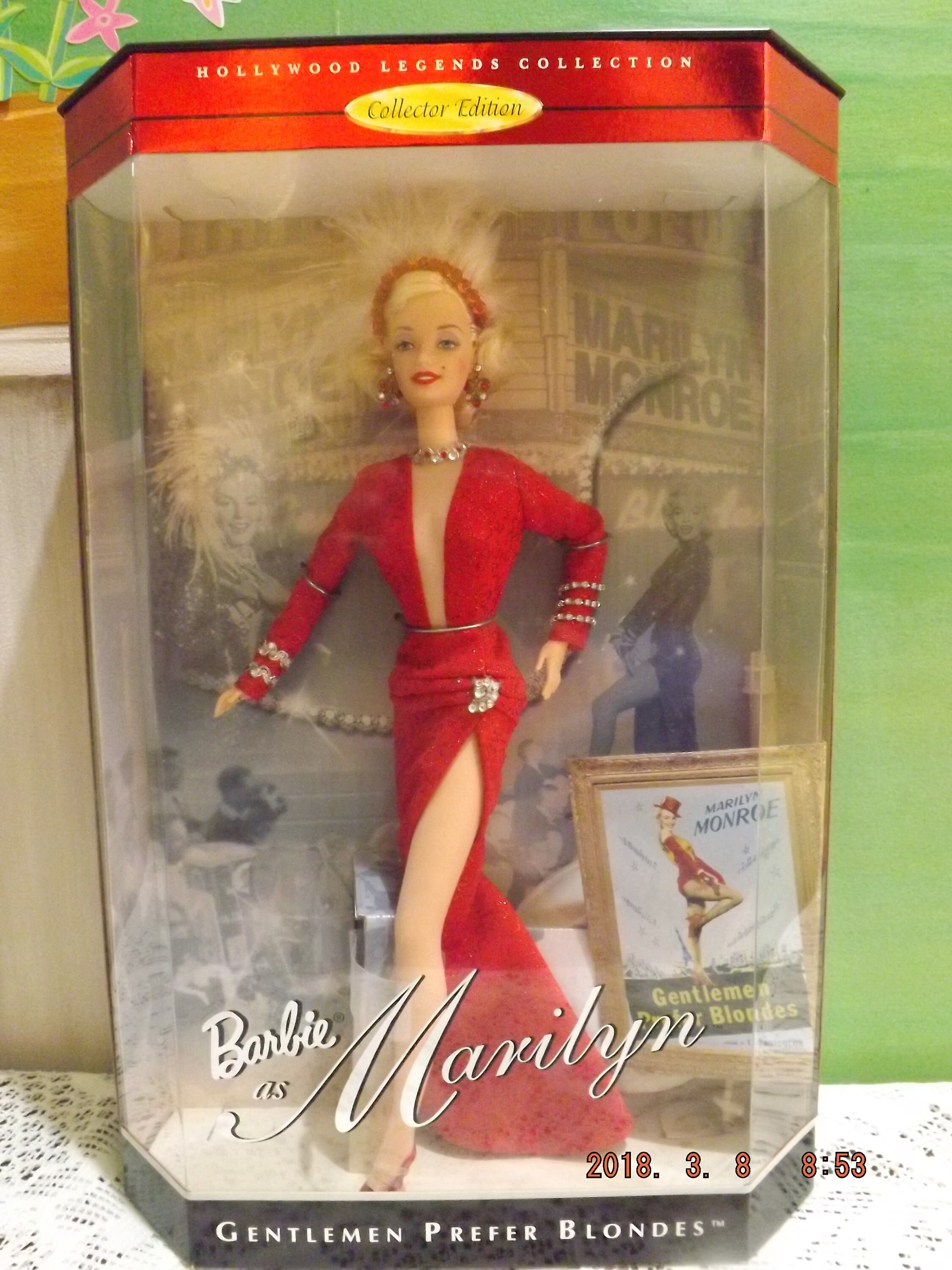 marilyn monroe barbie gentlemen prefer blondes