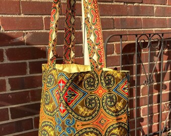 Vanity Bag in African Wax Fabric; Mini Tote Bag in Wax; Wax Fabric Storage Kit; Wax pouch