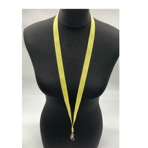 Cordino giallo, nastro in grosgrain a pois, cordino monocromatico