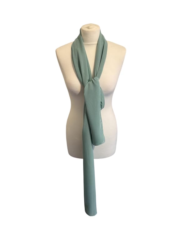 Extra Long Sage Green Chiffon Lightweight Scarf for Special Occasion Dress,  Bridal Accessories, Wedding Cover Up, Angel Scarf, 2 Metres - Etsy