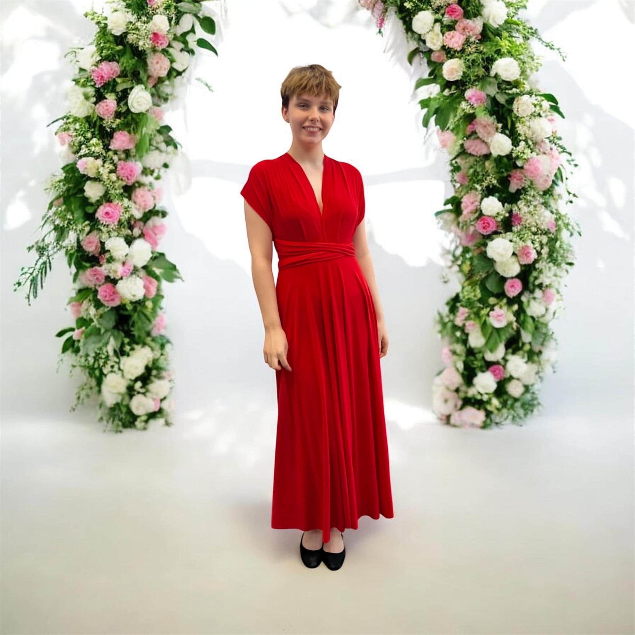 red multiway bridesmaid dress Buy Monsoon Burgundy Red Thea Multiway Tie Neck Maxi Bridesmaid Dress from Next USA