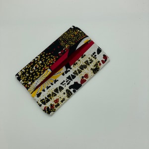 Ankara travel tissue pockets, handmade African wax cotton print tissue holder