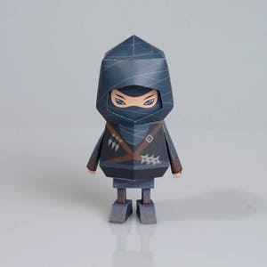 003_Ninja [Creazioni con la carta, Origami, File modello, File digitali, PDF, Boogiehood, Giocattolo di carta]