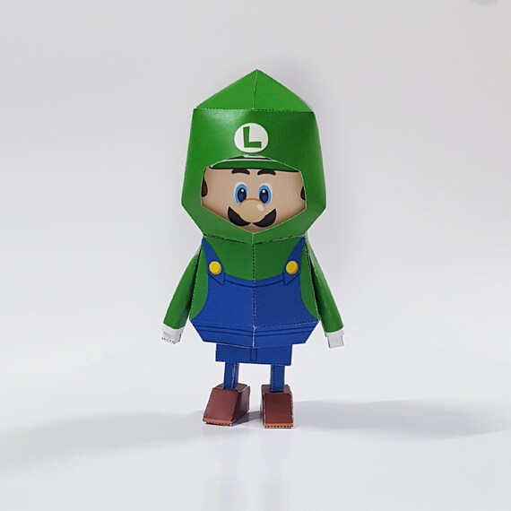 Super Mario Luigi Paper Craft Files Origami , Digital Files , Boogiehood ,  Paper Toy , Craft Kits , Kids Craft , Selfmade , Art Toy - Etsy UK
