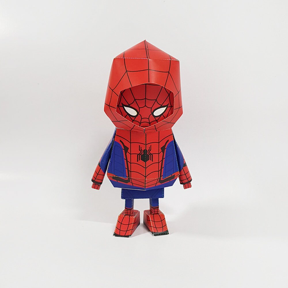 034_Spider man style Paper Craft Origami Template files | Etsy