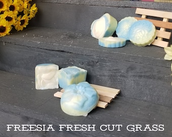 Freesia Fresh Cut Grass Soap/ Scented Soap/ Handmade Soap
