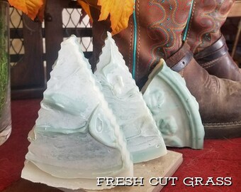 Fresh Cut Grass Soap/ Scented Soap/ Handmade Soap