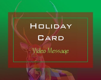 Holiday Card, Video, ecard, Christmas Card, Holiday Message, Youtube Intro, Youtube, Custom Logo, Video Intro, Outro, Logo Design Custom