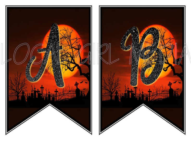 Halloween Banner Halloween Birthday Birthday Banner - Etsy