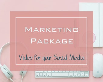 Marketing Package, Video, Social Media Analysis, Shop Video, Video Montage, Shop Promotion, Slideshow, Instagram Video, Digital Marketing