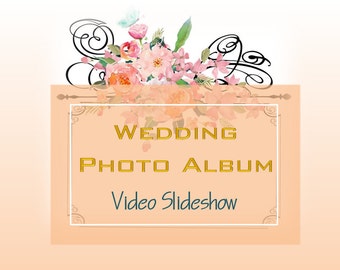 Wedding, Video Editing, Photo Album, Blush Wedding, Video Scrapbook, Wedding Video, Wedding Album, Wedding Photo Album, Video Montage, Album