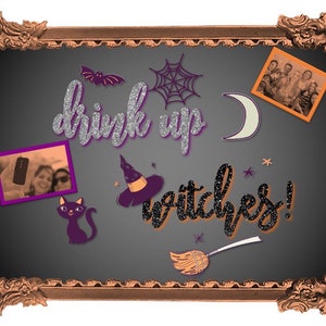 Drink up Witches, Printable Art, Digital Download, Halloween Art ...