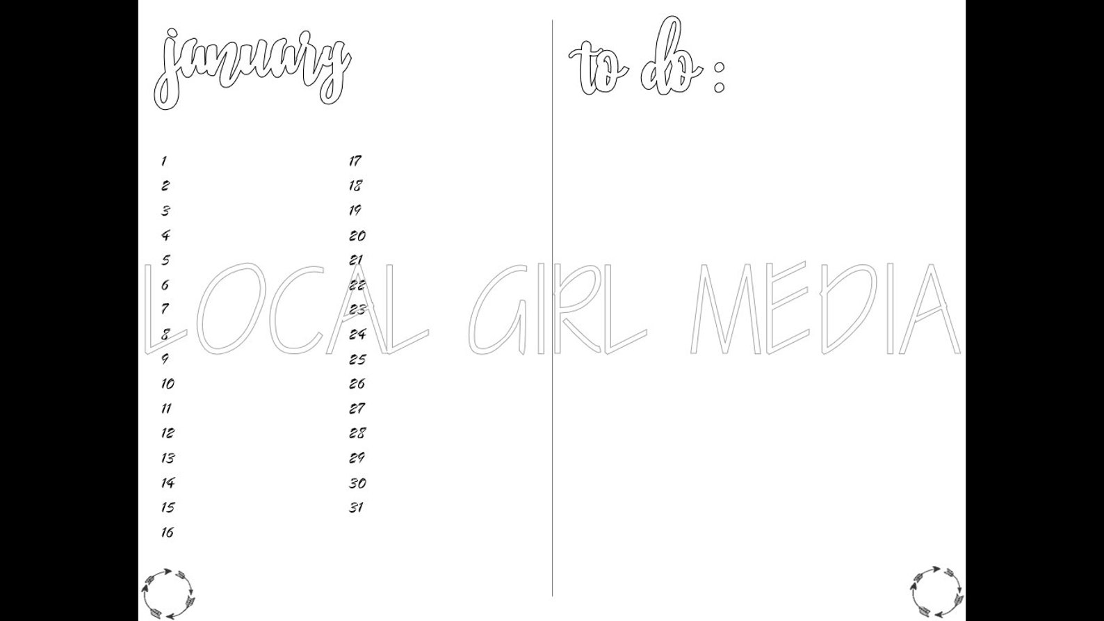 Bullet Journal Printable Bullet Journal Starter Kit Digital - Etsy