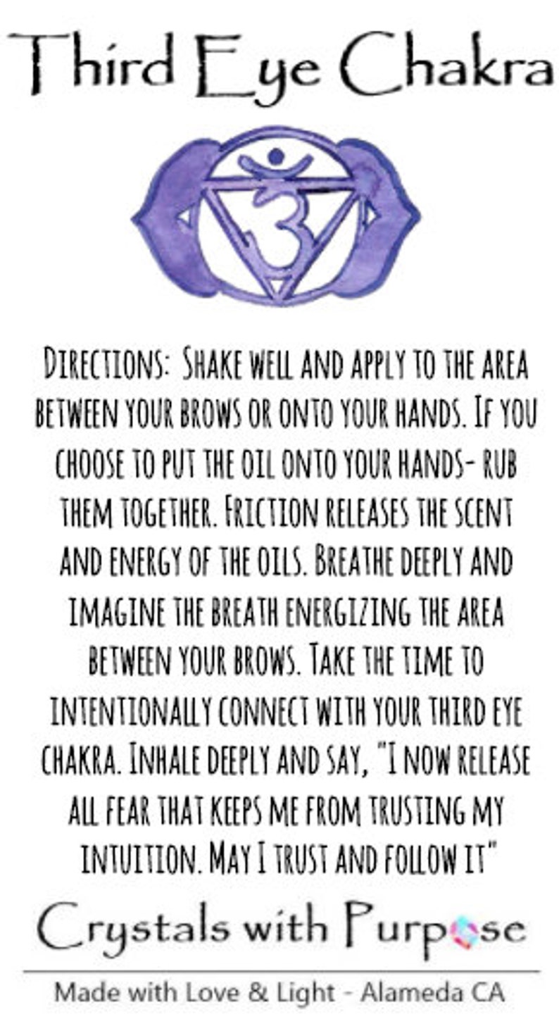 Third Eye Chakra Essential Oil image 6