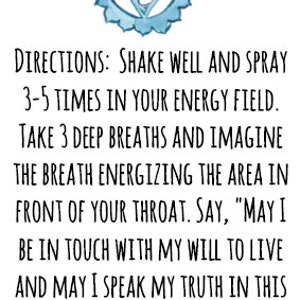 Throat Chakra Spray image 4