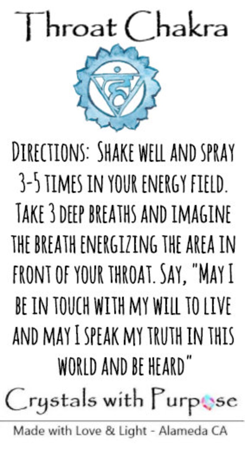 Throat Chakra Spray image 4