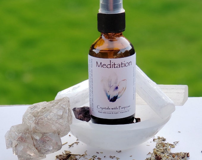 Meditation Crystal Essence Spray