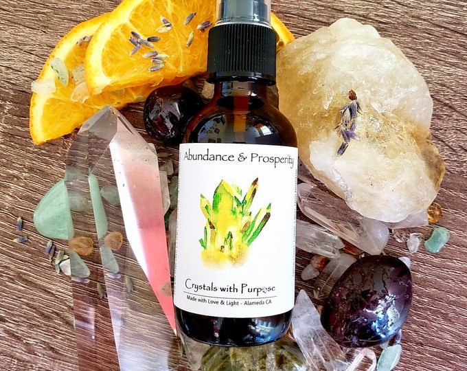 Abundance & Prosperity Crystal Essence Spray