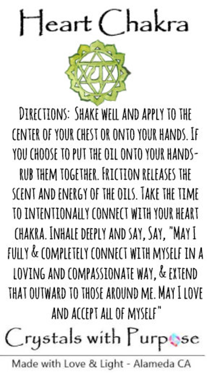 Heart Chakra Essential Oil image 4