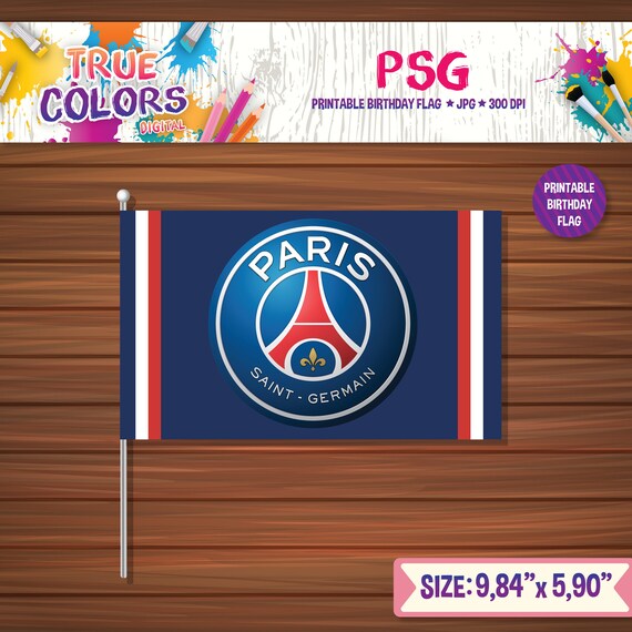 Drapeau Danniversaire Du Psg Drapeaux Imprimables Du Psg Etsy Drapeau Danniversaire Du Psg Drapeaux Imprimables Du Psg Etsy