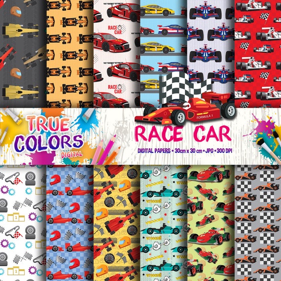Voiture De Course Papier Numerique Clipart De Voiture De Etsy Voiture De Course Papier Numerique Clipart De Voiture De Etsy