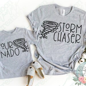 Storm Chaser & Four-nado Mama and Me Shirts Create Your Own Bundle Cute Toddler Baby Kids Matching Family Shirts