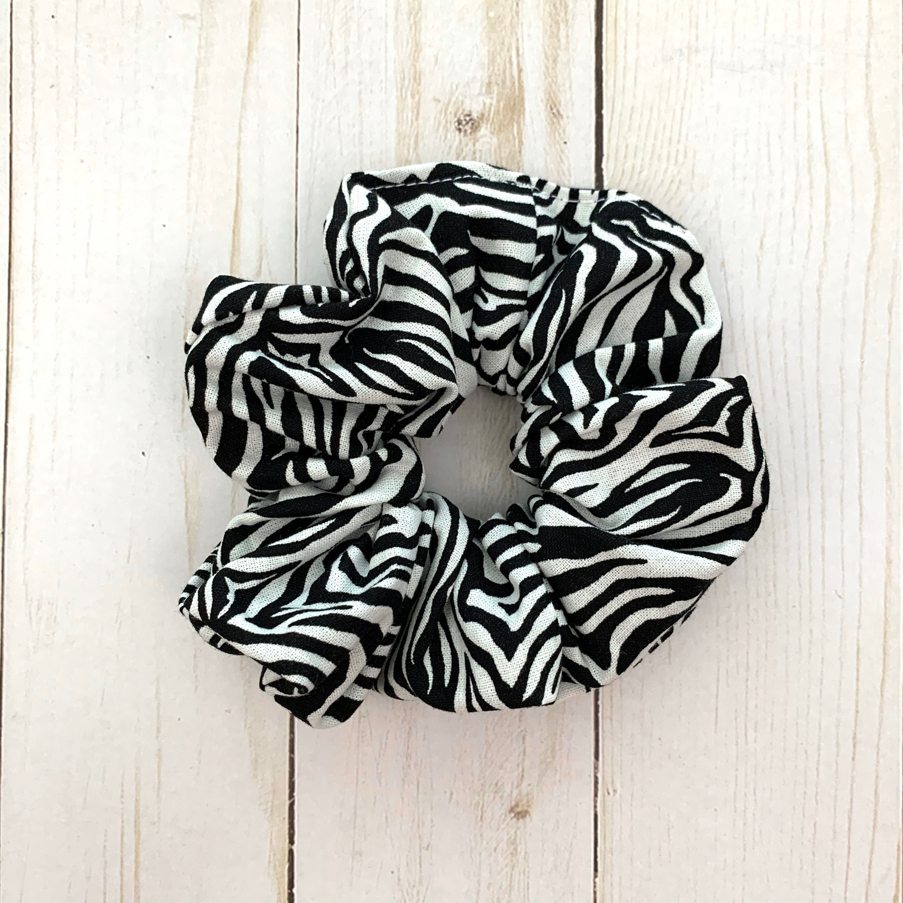 Download Zebra Hair Scrunchie Etsy