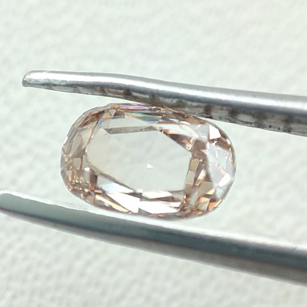 0.30 Carats Natural Brown Diamond Rose Cut Oval, VVS1 Quality Loose Diamond Gemstone, 3.4X5.1 mm  Conflict free Brown Diamond Shape