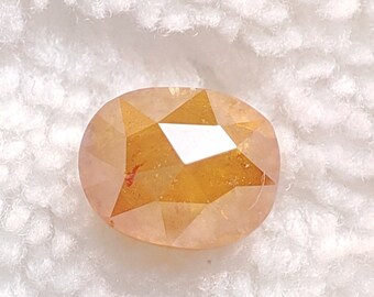 Diamante ovalado de talla rosa de 0,80 quilates, calidad VS1, diamante natural ovalado libre de conflictos, M1503.