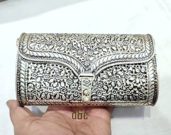 Monedero de plata de ley 925. Hermoso monedero de plata. Regalo de aniversario, regalo de cumpleaños, ropa de fiesta, apariencia real, regalo prestigioso.