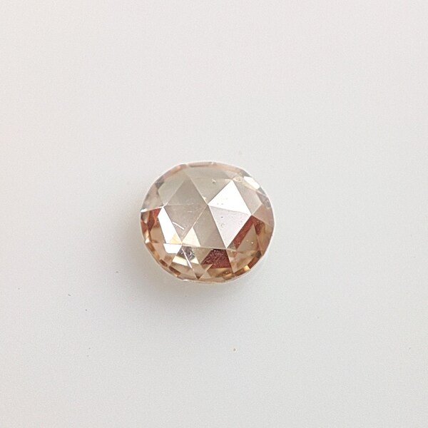 3 mm Natural Brown Diamond Rose Cut Round, VVS1 Quality Conflict Free Natural Diamond Round, Loose Diamond Shape Round