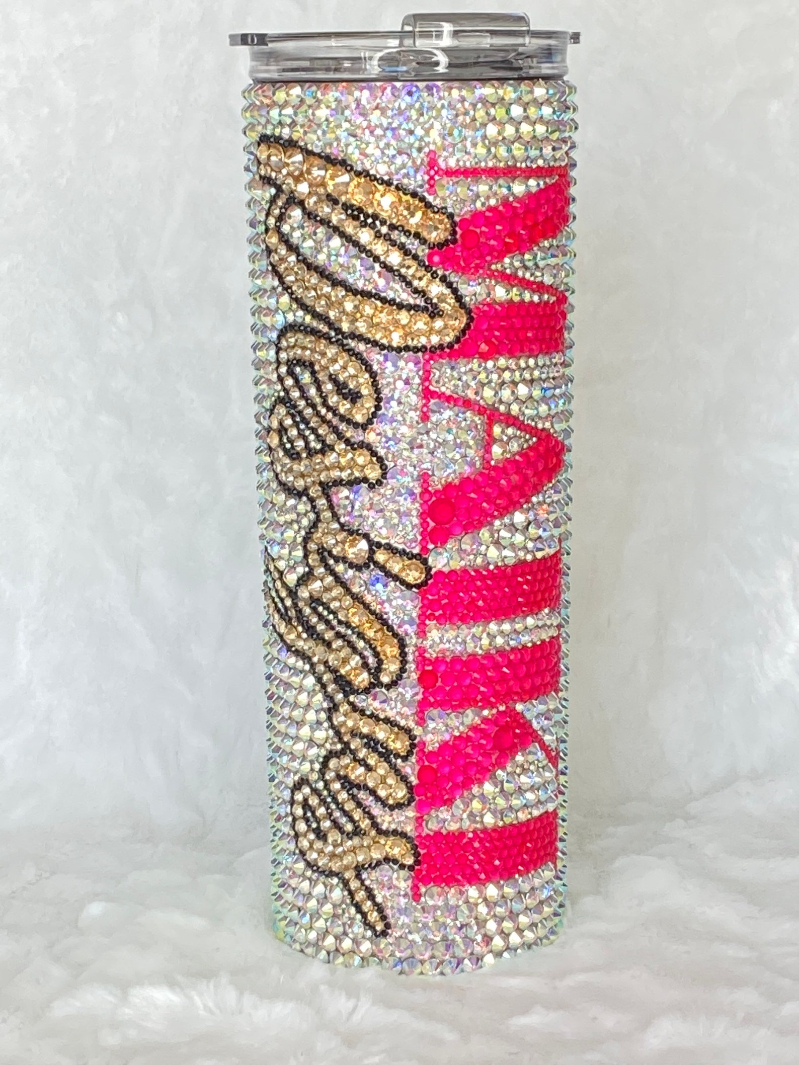 Bling Tumbler Rhinestone Tumbler Bling Cup Personalizado con Etsy España