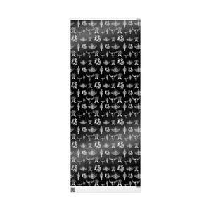 Western Goth Toile Wrapping Paper, Cowgirl Toile Gift Wrap in Black, Western Country Design, Birthday, Christmas, Holiday Wrap, Rodeo Girl, image 8