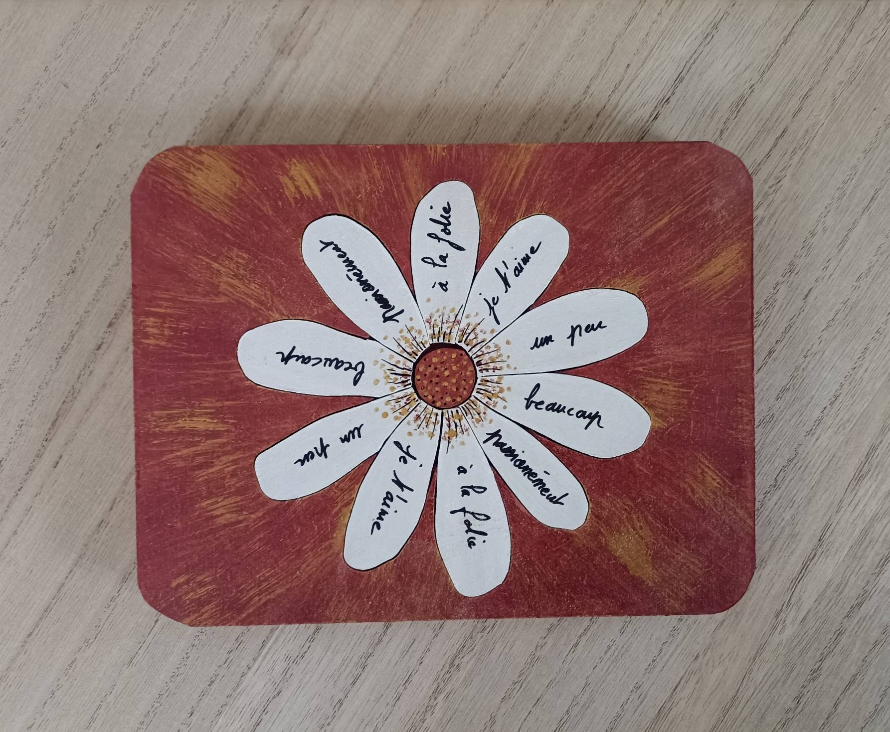 Puzzle Marguerite/Amour Saint Valentin