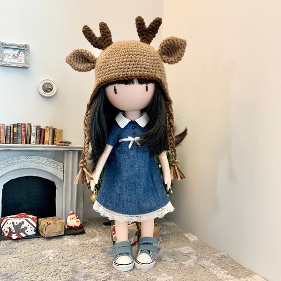 Reindeer Hat for Gorjuss dolls - Etsy
