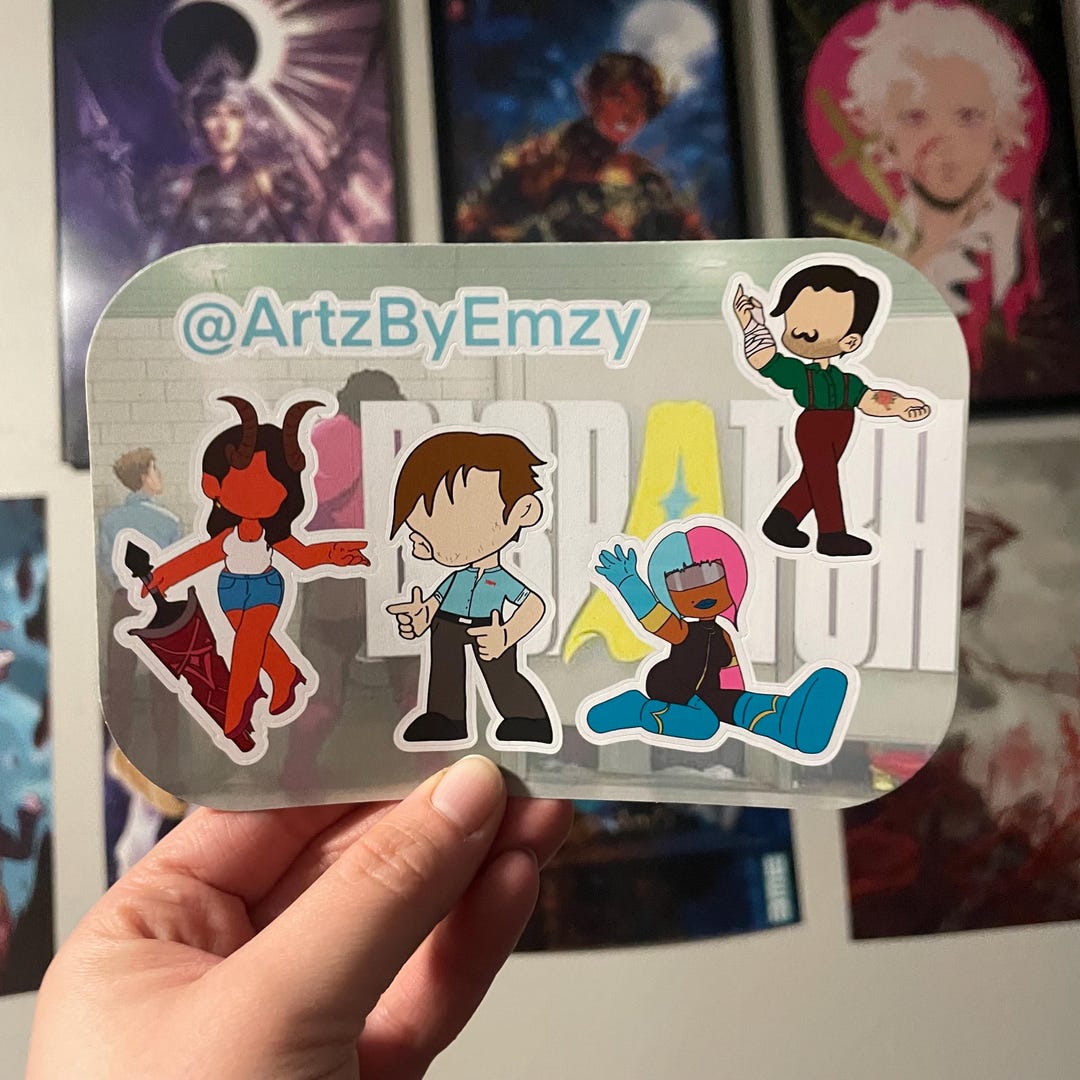 Metrofile Sticker Despatch Dispatch Video Game Sticker Sheet - Etsy