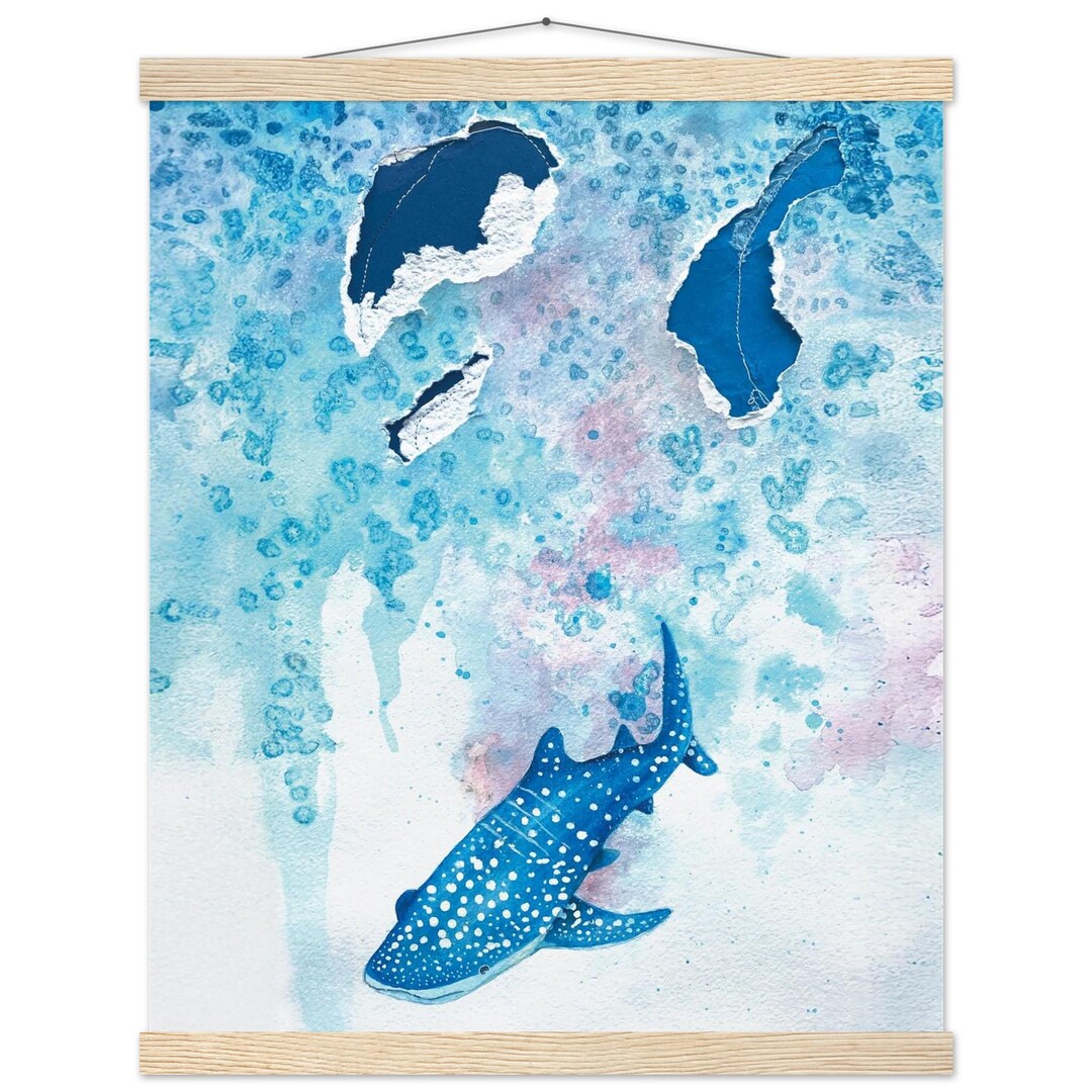 Whale Shark - Watercolor | Art Print -premium Matte Paper Poster With ...