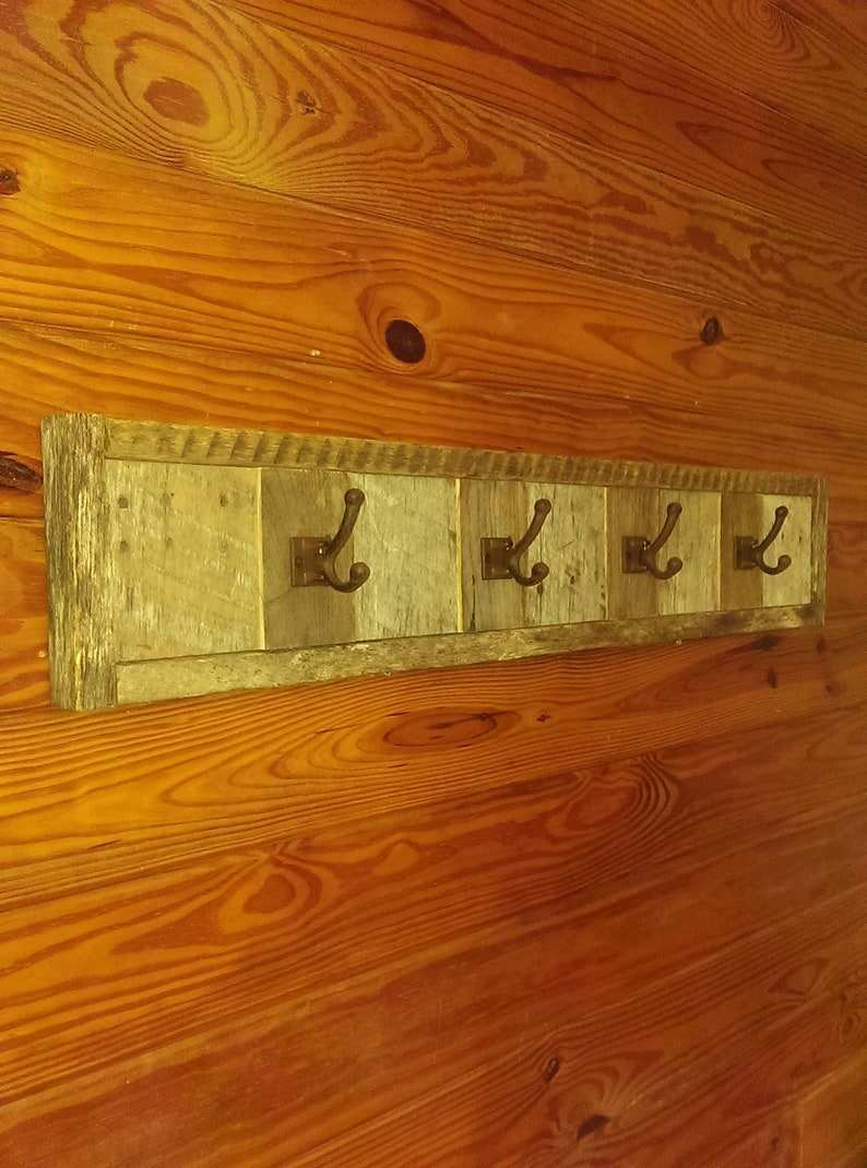 Rustic Entryway Rack L Coat Rack L Cabin Decor L Farmhouse L Etsy