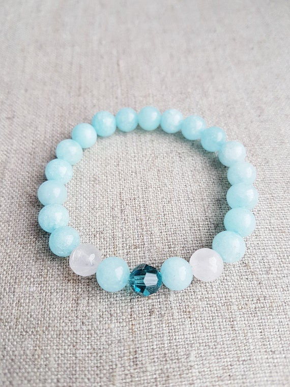 Aquamarine jewelry bracelets discount