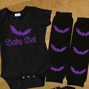 Baby Bat bodysuit and or bat leg warmers