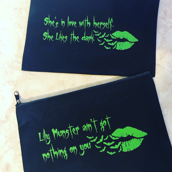 Type O Negative Inspired Make up Bags