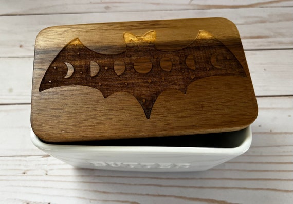 Bat Kitchen Butter Dish | Etsy